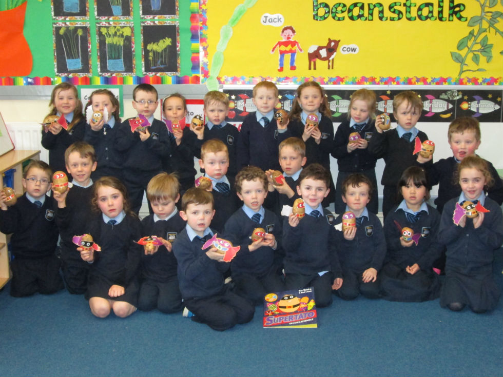 P1 make Super Hero Veggies!