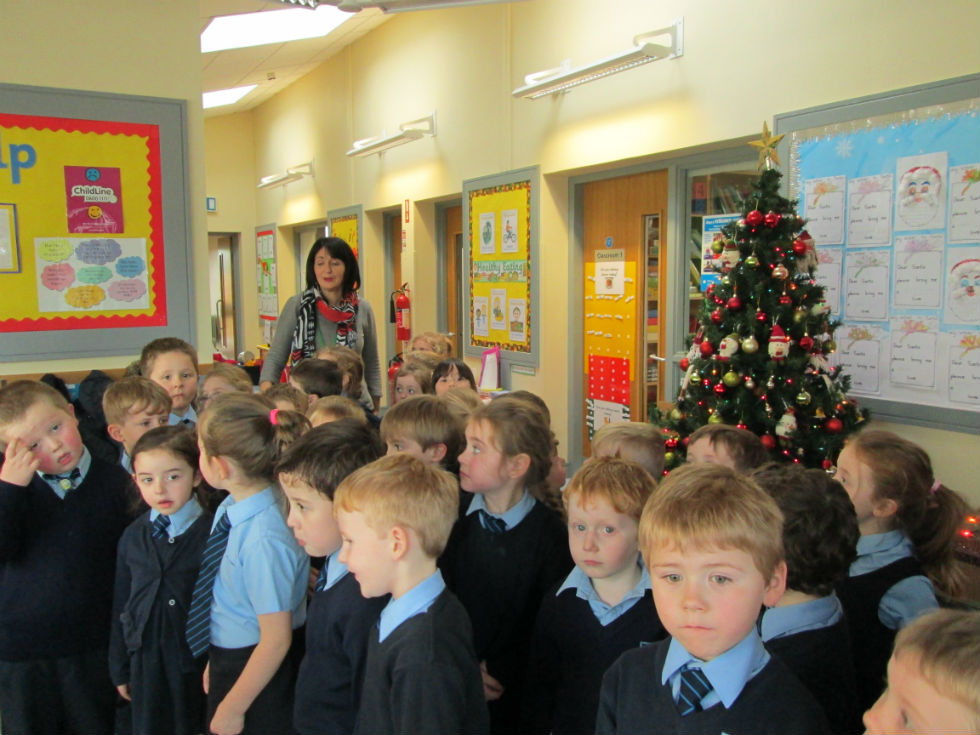 Putting the star on the Christmas Tree