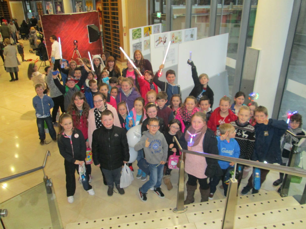 School Choir visit the Waterfront