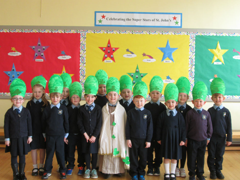 P2 Assembly to celebrate St. Patrick's Day